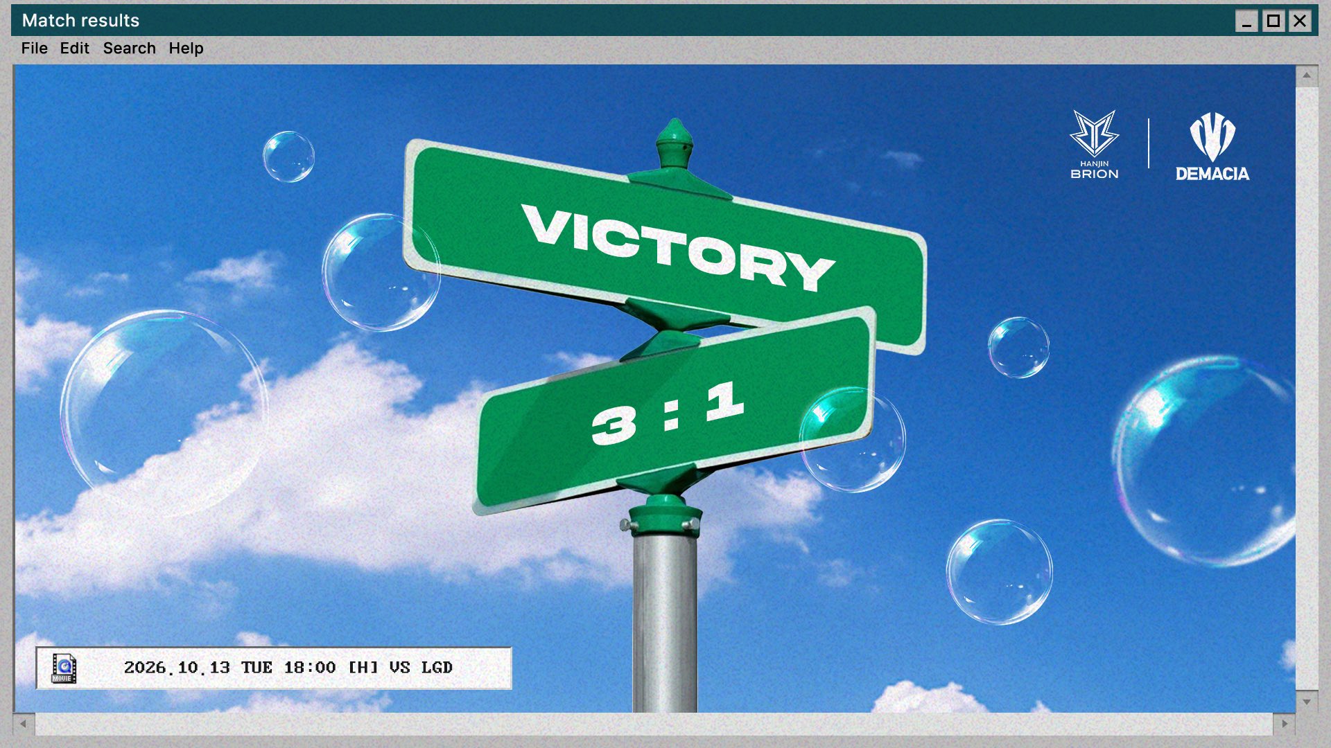 BRO 3-1 勝 LGD
