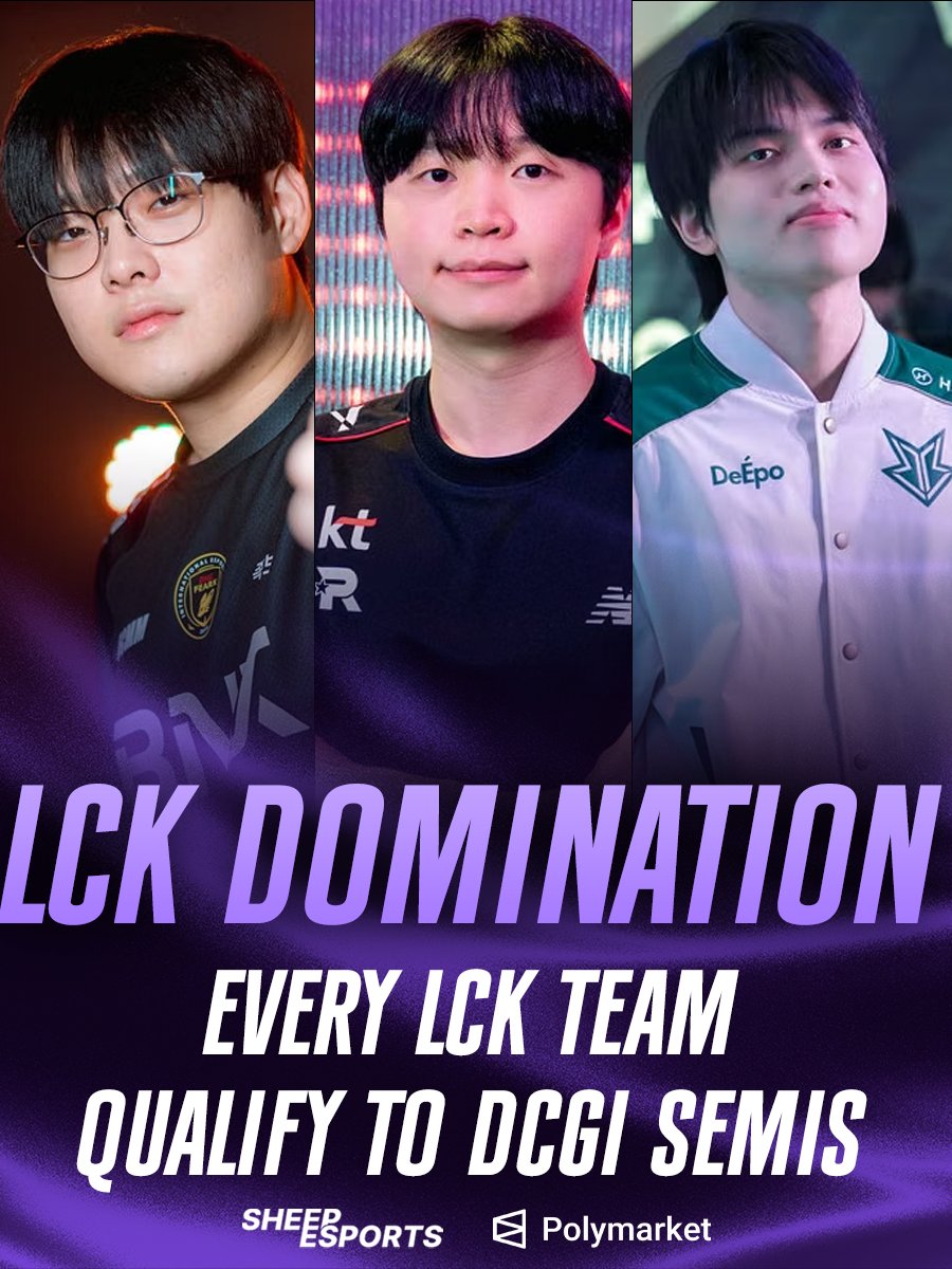 LCK 三隊全進 DCGI 四強